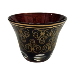 ΚΑΝΤΗΛΟΚΟΥΠΑ ΚΟΚΚΙΝΗ ΜΕ ΧΡΥΣΟ ΣΧΕΔΙΟ 8.0Χ6.5 ΕΚ.