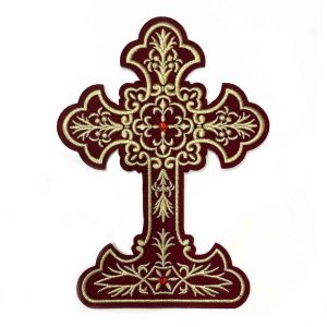 ΣΤΑΥΡΟΣ  ΚΕΝΤΗΤΟΣ ΚΟΚΚΙΝΟΣ 22Χ16 ΕΚ.