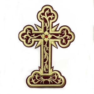 ΣΤΑΥΡΟΣ ΚΕΝΤΗΤΟΣ ΚΟΚΚΙΝΟΣ 28Χ19 ΕΚ.