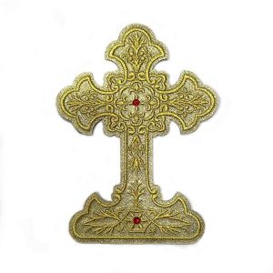 ΣΤΑΥΡΟΣ ΚΕΝΤΗΤΟΣ ΧΡΥΣΟΣ 18X14 ΕΚ.