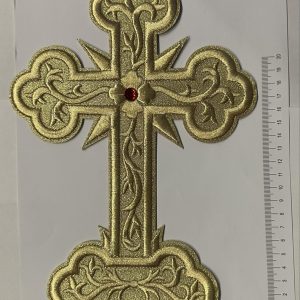 ΣΤΑΥΡΟΣ ΚΕΝΤΗΤΟΣ ΧΡΥΣΟΣ 28Χ19 ΕΚ.